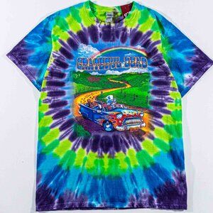 Grateful Dead Truckin Up To Buffalo Tie Dye T-Shirt Medium